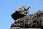 Externsteine: Der Wackelstein